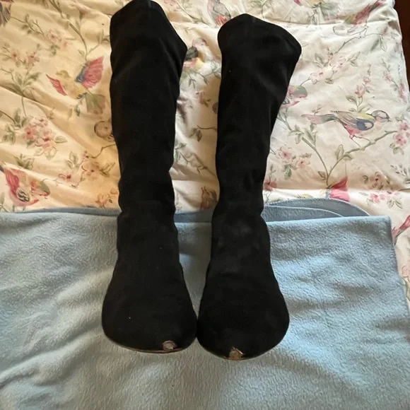Vintage | Donald J Pliner Elisa3 Suede Elastic Knee Boots!! - Picture 10 of 10